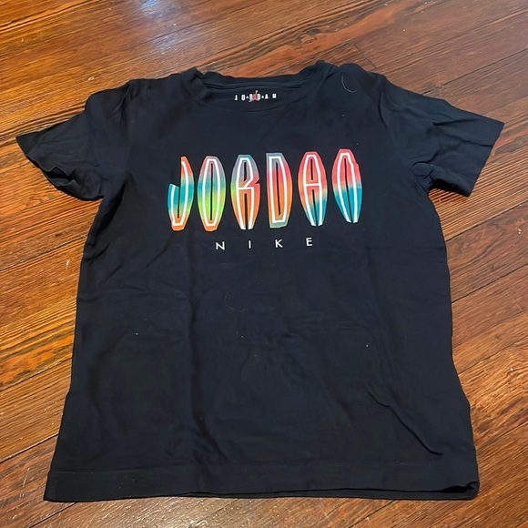 Nike Kid’s Black T-Shirt Size S - Picture 1 of 6